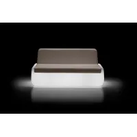 Zdjęcie Luksusowa sofa do ogrodu i na taras w nowoczesnym stylu podświetlana lampą led - Plust