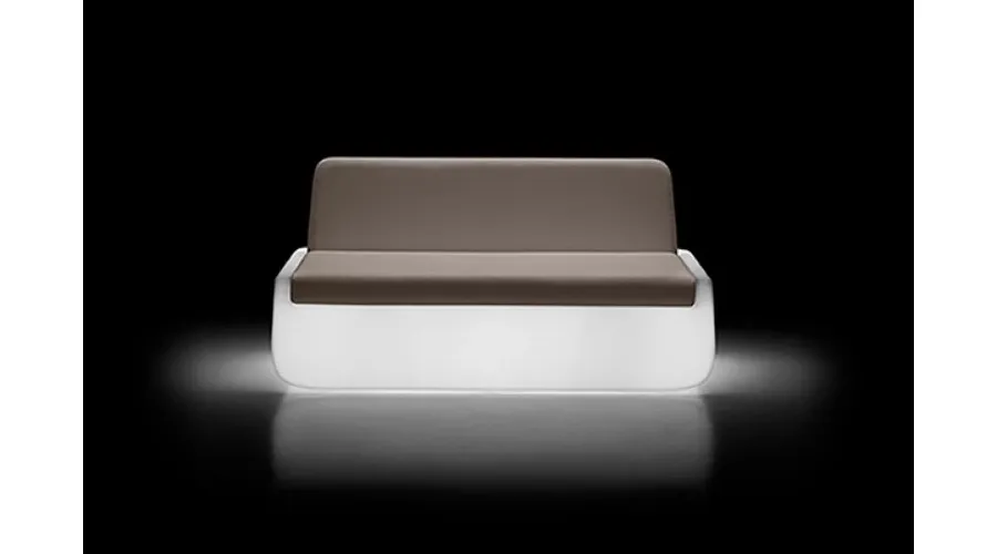 obrazek 1 Luksusowa sofa do ogrodu i na taras w nowoczesnym stylu podświetlana lampą led - Plust