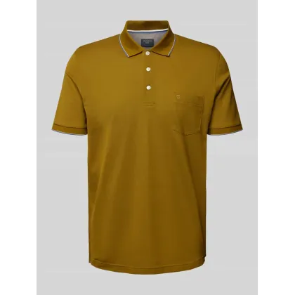 Zdjęcie Koszulka polo z kieszenią na piersi i wyhaftowanym logo
