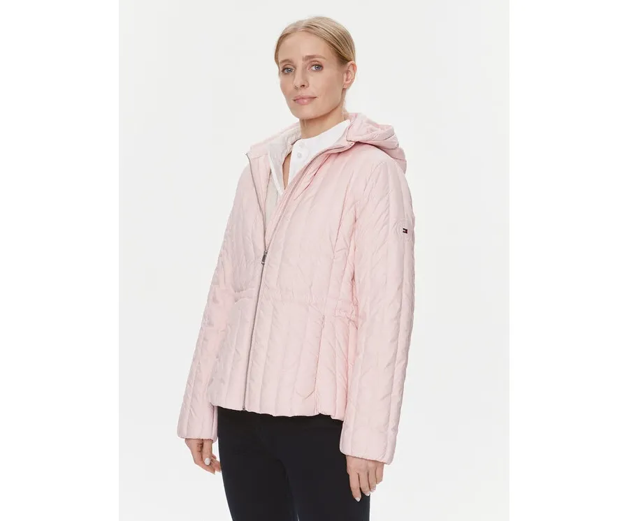 obrazek 1 Tommy Hilfiger Kurtka puchowa WW0WW40484 Różowy Regular Fit