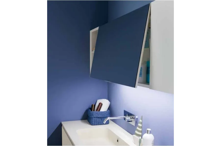 obrazek 2 Włoski, minimalistyczny komplet mebli łazienkowych - Birex