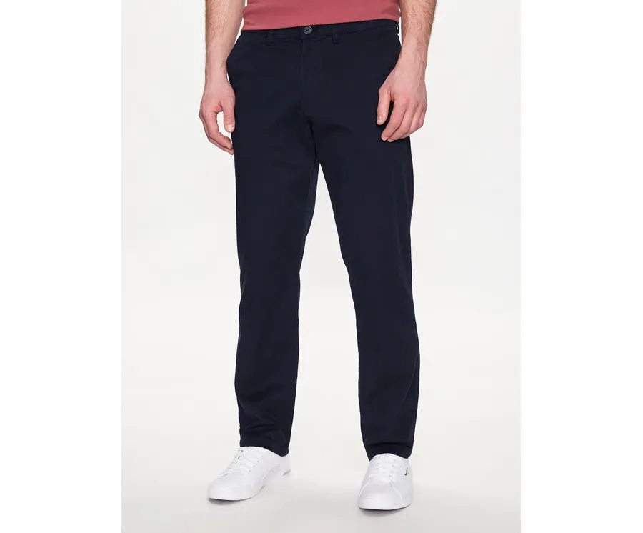 obrazek 1 Selected Homme Chinosy 16087665 Granatowy Straight Fit