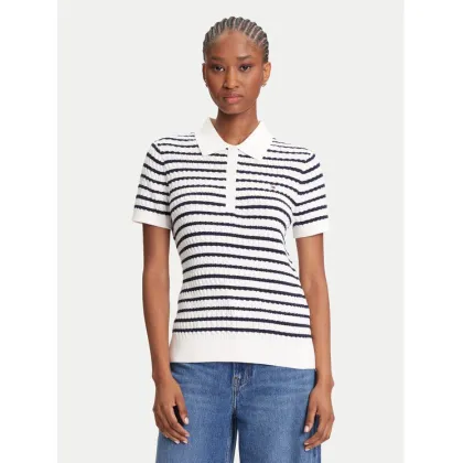 Zdjęcie Tommy Hilfiger Sweter Fine WW0WW41474 Écru Regular Fit