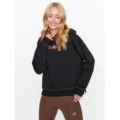 Zdjęcie New Balance Bluza Essentials French Terry Hoodie WT33512 Czarny Regular Fit