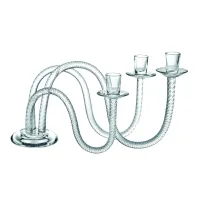 Picture A unique crystal candlestick with arms from the Roots - Vista Alegre collection