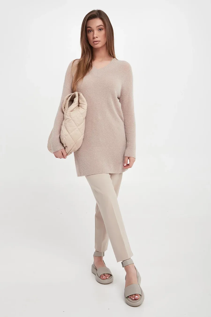 obrazek 1 Sweter damski wełniany Nimbe MARELLA MONOCHROME Marella