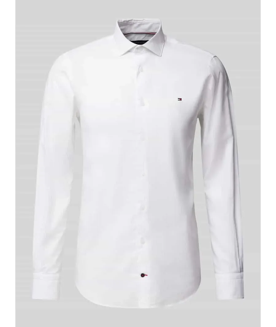 obrazek 1 Koszula biznesowa o kroju slim fit z listwą guzikową