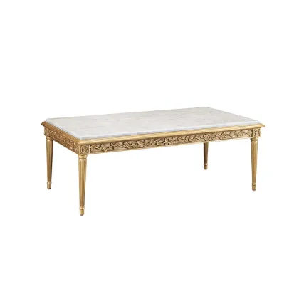 Picture Elegant MARIA coffee table - gold, marble - Collecion Alexandra