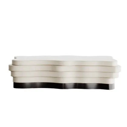 Picture Luxurious bench with a layered structure