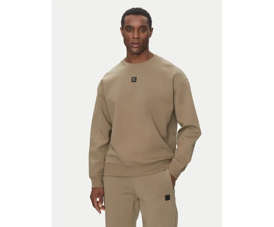 obrazek 1 HUGO Bluza Dettil 50533689 Brązowy Relaxed Fit