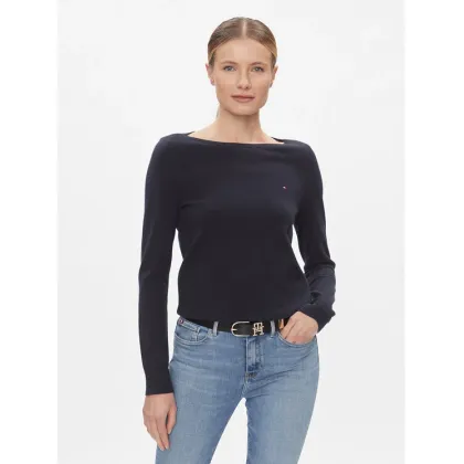 Zdjęcie Tommy Hilfiger Sweter WW0WW42050 Granatowy Regular Fit