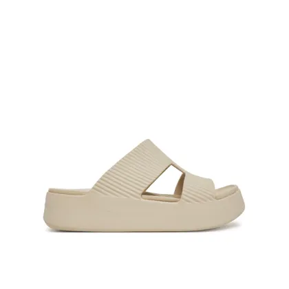 Zdjęcie Crocs Klapki Getaway Groove Platform HStrap 210701 Beżowy