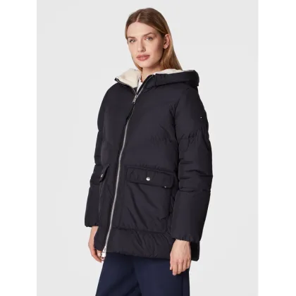 Zdjęcie Tommy Hilfiger Kurtka zimowa Chevron Sorona WW0WW36211 Granatowy Relaxed Fit