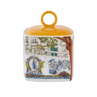 Picture Painted sugar bowl made of porcelain - Vista Alegre