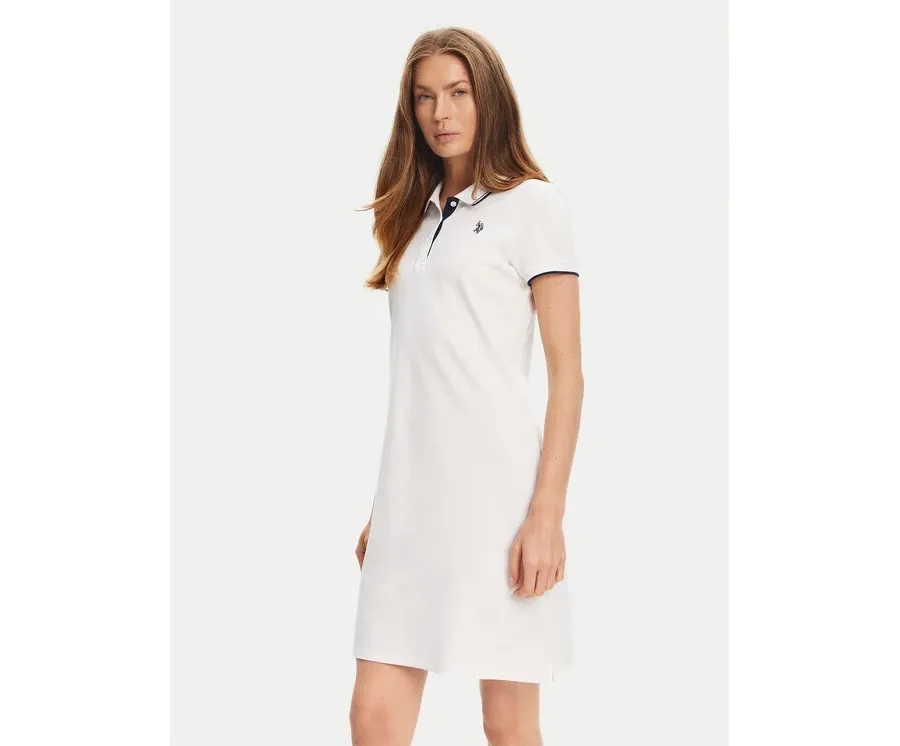 obrazek 1 U.S. Polo Assn. Sukienka codzienna WUP1312 Biały Regular Fit