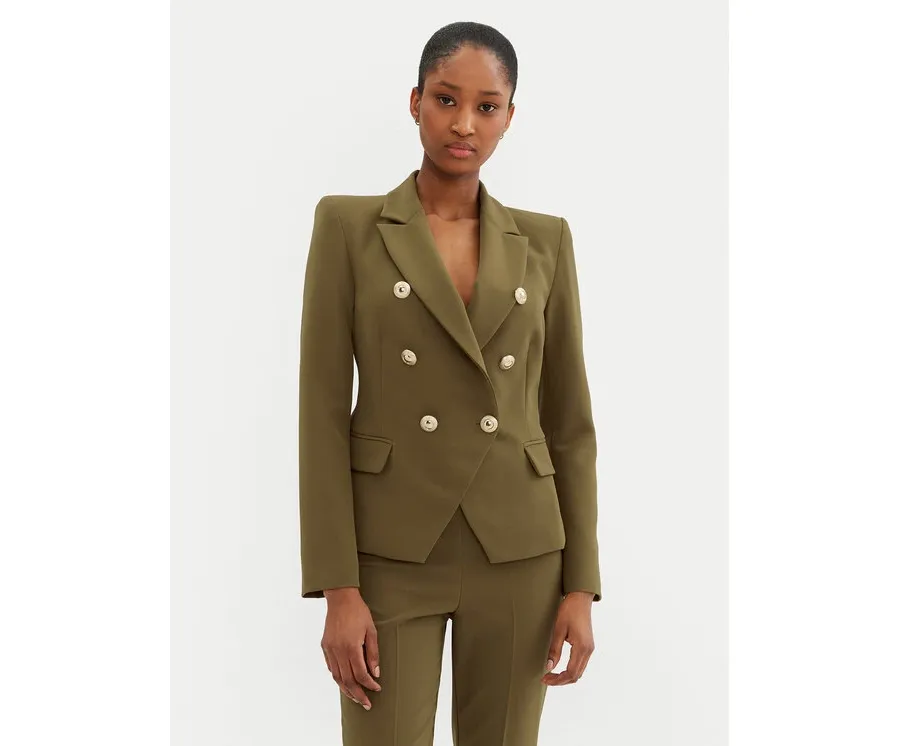 obrazek 1 Rinascimento Marynarka CFC0122865003 Khaki Regular Fit