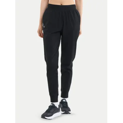 Zdjęcie Under Armour Spodnie dresowe Armoursport High Rise Wvn Pnt 1382727-001 Czarny Loose Fit