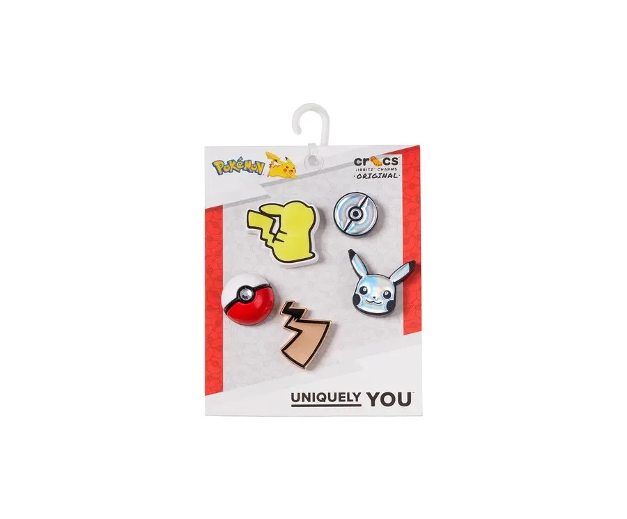 obrazek 1 Crocs Ozdoba do butów Elevated Pokemon 5 Pack 10009998 Kolorowy