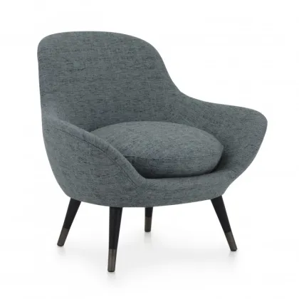 Zdjęcie Wygodny szary fotel we współczesnym stylu - Sevensedie