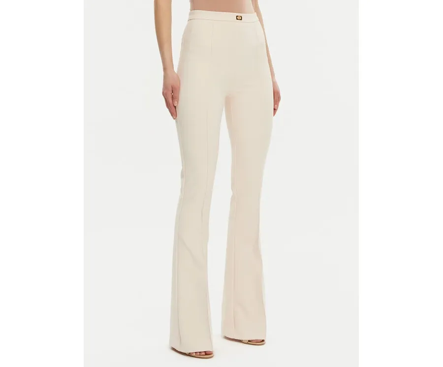 obrazek 1 Elisabetta Franchi Spodnie outdoor 8053686307125 Biały Regular Fit
