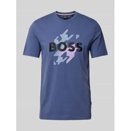 Zdjęcie T-shirt z nadrukiem z logo model ‘Thompson’