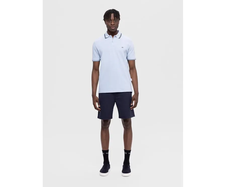 obrazek 1 Selected Homme Polo 16087840 Błękitny Regular Fit