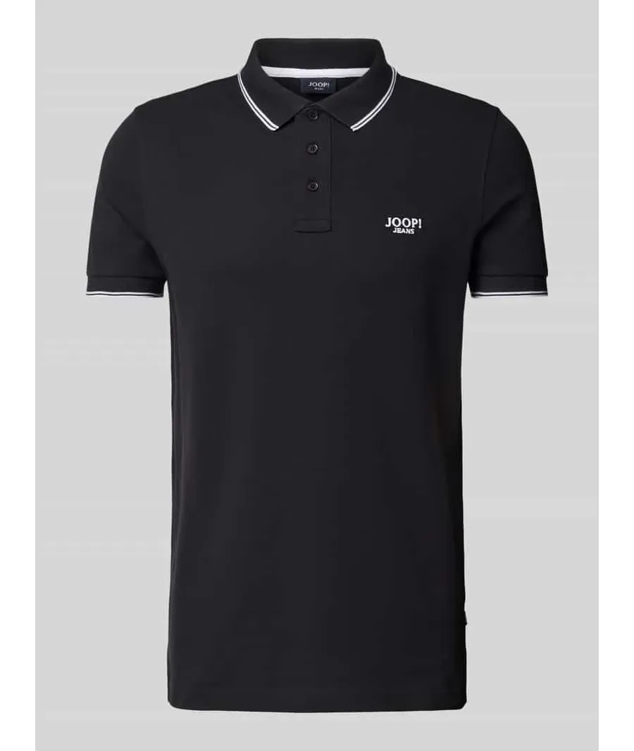 obrazek 1 Koszulka polo o kroju regular fit z listwą guzikową model ‘Agnello’