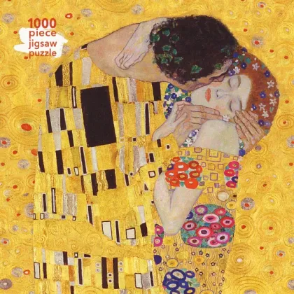 Zdjęcie Puzzle dla dorosłych Gustav Klimt: Pocałunek - Flame Tree Publishing