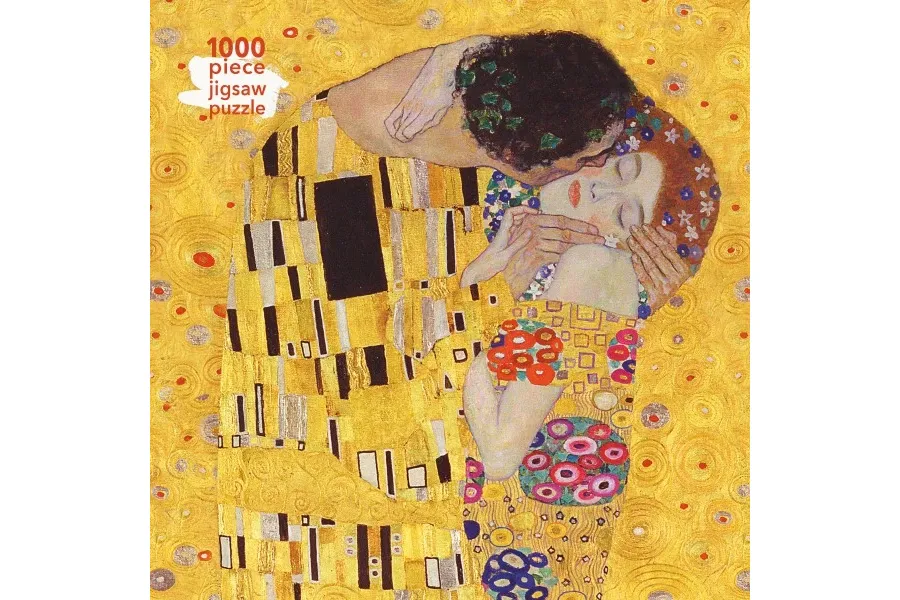 obrazek 1 Puzzle dla dorosłych Gustav Klimt: Pocałunek - Flame Tree Publishing