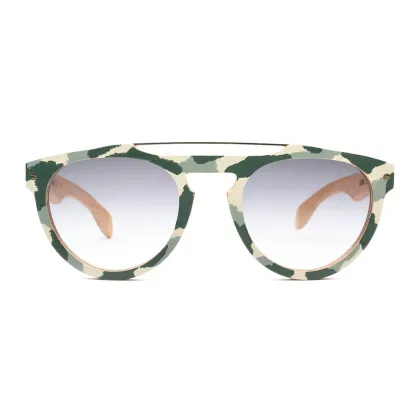 Zdjęcie Klasyk lat 80-tych - bukowe okulary moro - Legno Light