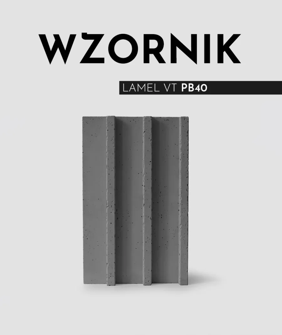 obrazek 1 Wzornik VT - (PB40) - próbnik lameli z betonu architektonicznego