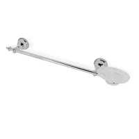Picture A unique towel rack with a soap dish for the bathroom - Stilhaus