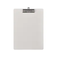 Zdjęcie Skórzany biały clipboard A4 23х31 cm