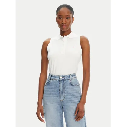 Zdjęcie Tommy Hilfiger Bluzka 1985 WW0WW46790 Biały Slim Fit