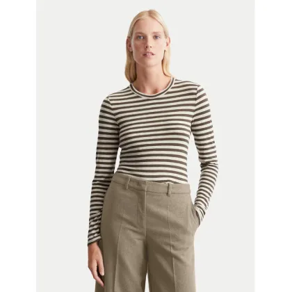 Zdjęcie Marc O'Polo Bluzka 409 2196 52467 Beżowy Regular Fit