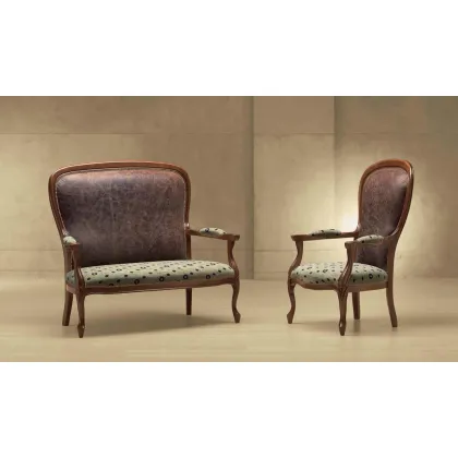 Zdjęcie Wyszukana sofa i fotel w stylu francuskim – Morello Gianpaolo