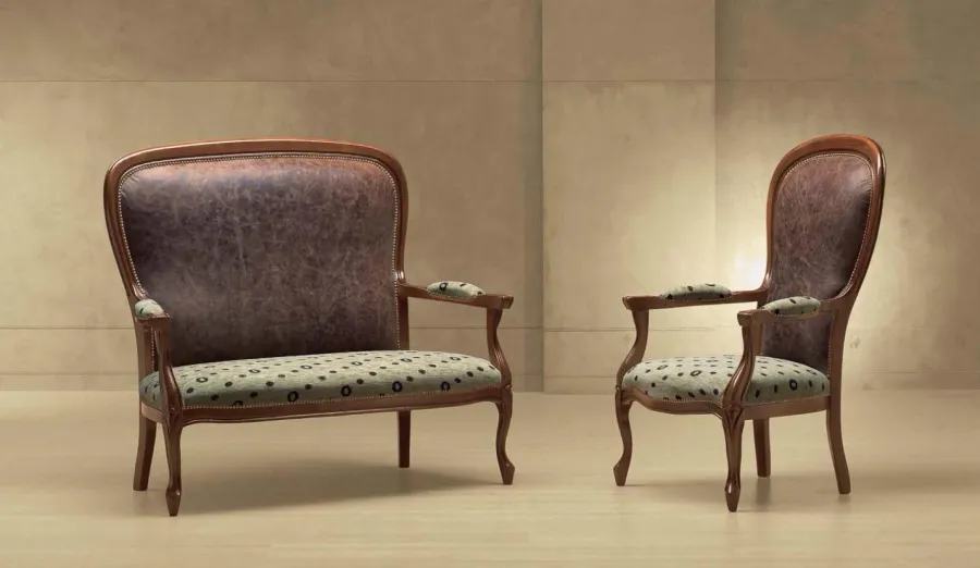 obrazek 1 Wyszukana sofa i fotel w stylu francuskim – Morello Gianpaolo