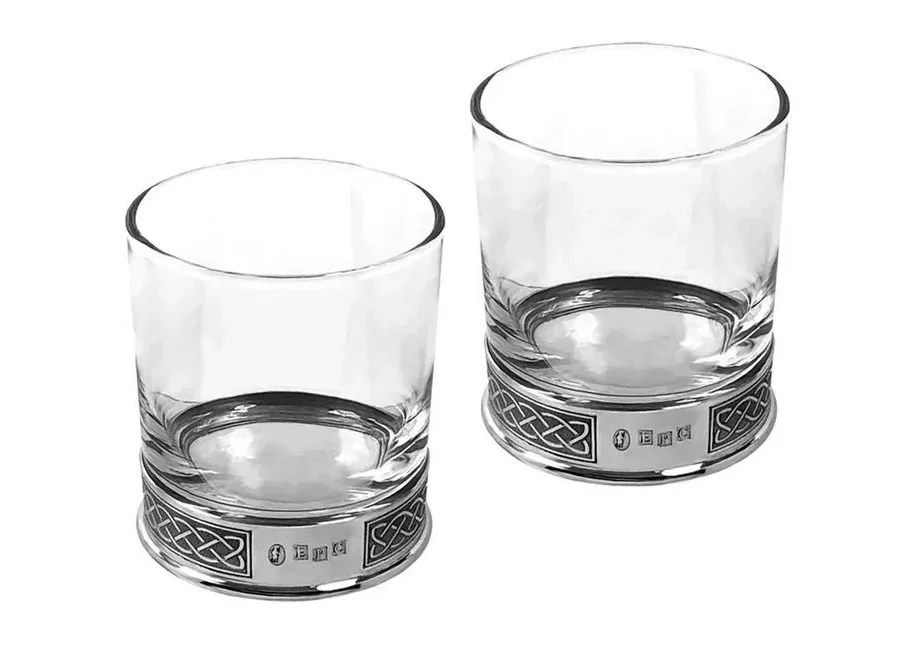 obrazek 1 Luksusowy komplet szklanek do whisky w stylu celtyckim