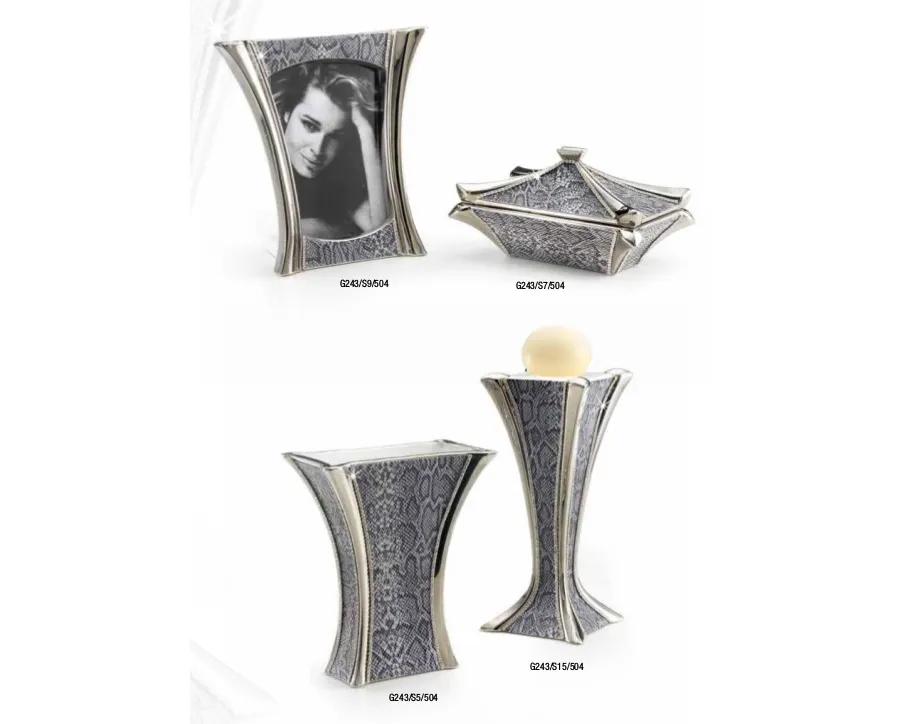 obrazek 1 Ramka na fotografię ze wzorem skóry węża Ceramiche Stella