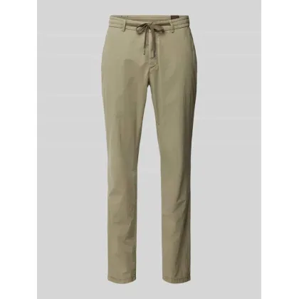 Zdjęcie Spodnie o kroju slim fit w jednolitym kolorze model ‘TAIKAN’