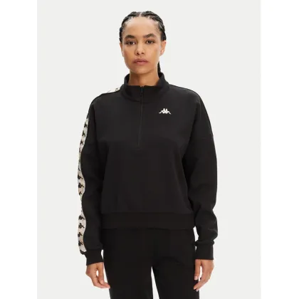 Zdjęcie Kappa Bluza Banda Pepitagt 321Q4RW Czarny Relaxed Fit