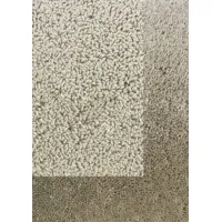 Picture Beautiful beige smooth rug - TWINSET BORDER IN CUT PILE 21201