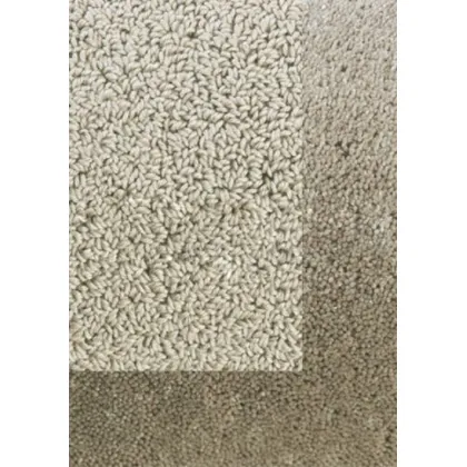 Picture Beautiful beige smooth carpet - TWINSET BORDER IN CUT PILE 21201