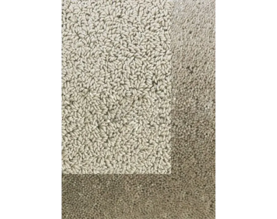 Beżowy dywan gładki – TWINSET BORDER IN CUT PILE 21201