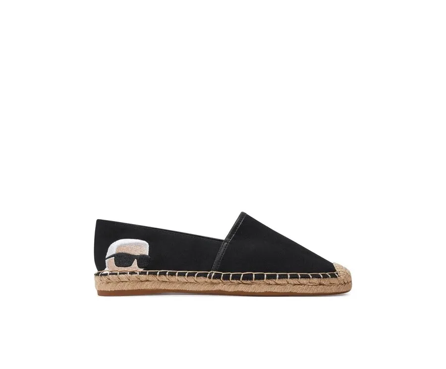 obrazek 1 KARL LAGERFELD Espadryle KL80111N Czarny