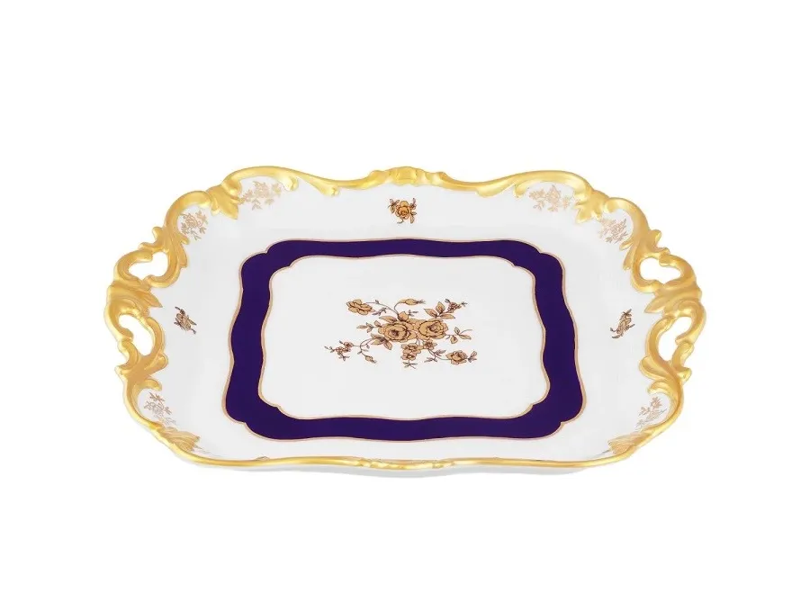 obrazek 1 Kwadratowy porcelanowy talerz