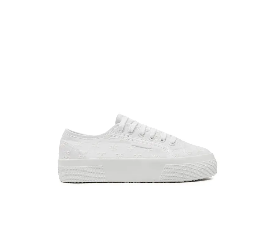 obrazek 1 Superga Tenisówki Flower Sangallo 2740 S2148KW Biały
