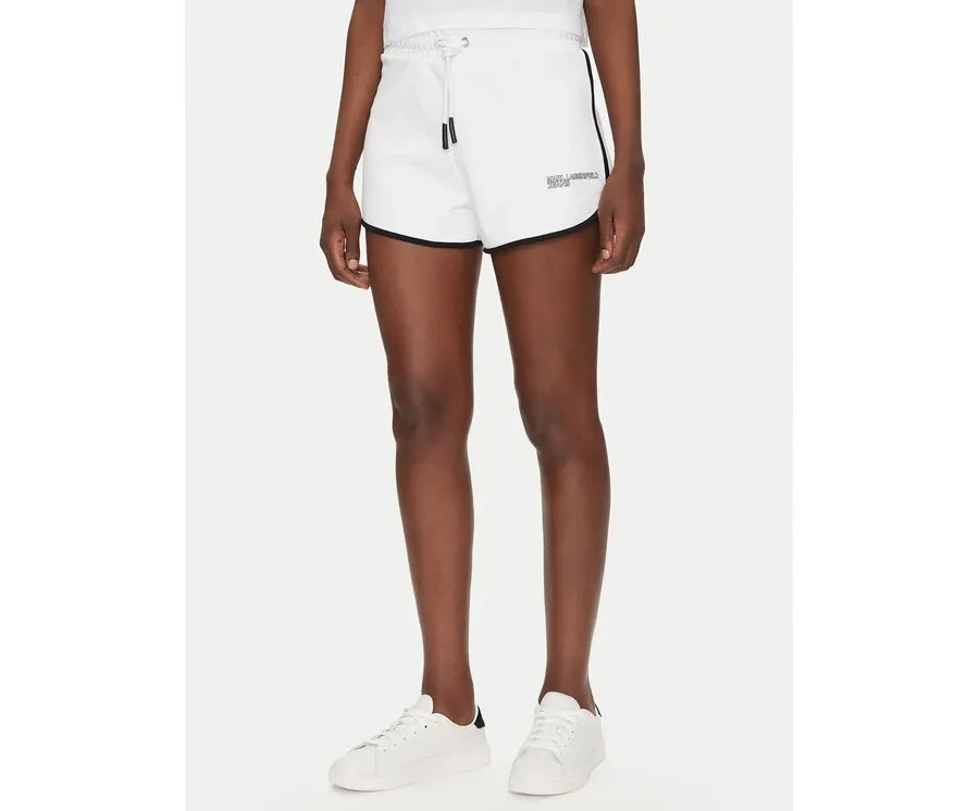obrazek 1 KARL LAGERFELD Szorty sportowe A2W10095 Biały Regular Fit