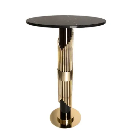 Zdjęcie Wspaniały stolik barowy z marmurowym blatem od portugalskiego producenta