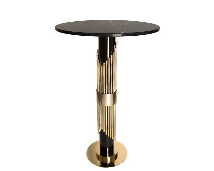 obrazek 1 Wspaniały stolik barowy z marmurowym blatem od portugalskiego producenta